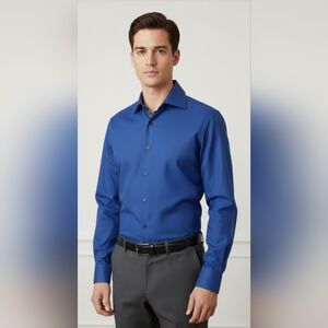 Paul Fredrick Slim Fit Non Iron Two Ply Cotton shirt 15×31